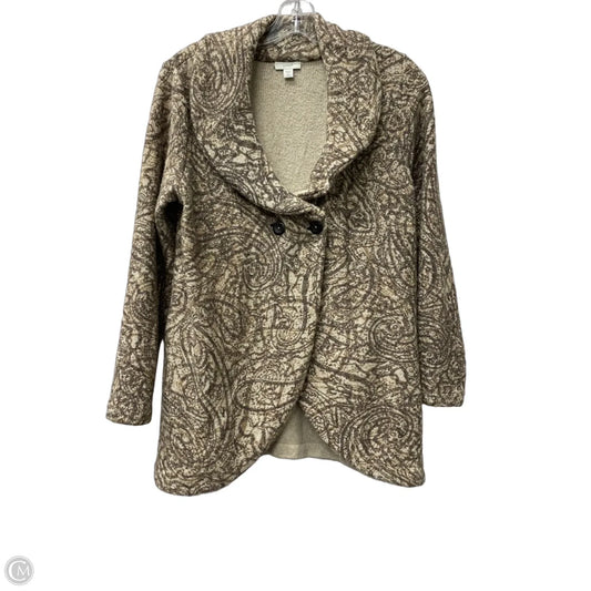 Sweater Cardigan By J. Jill In Taupe, Size: Sp