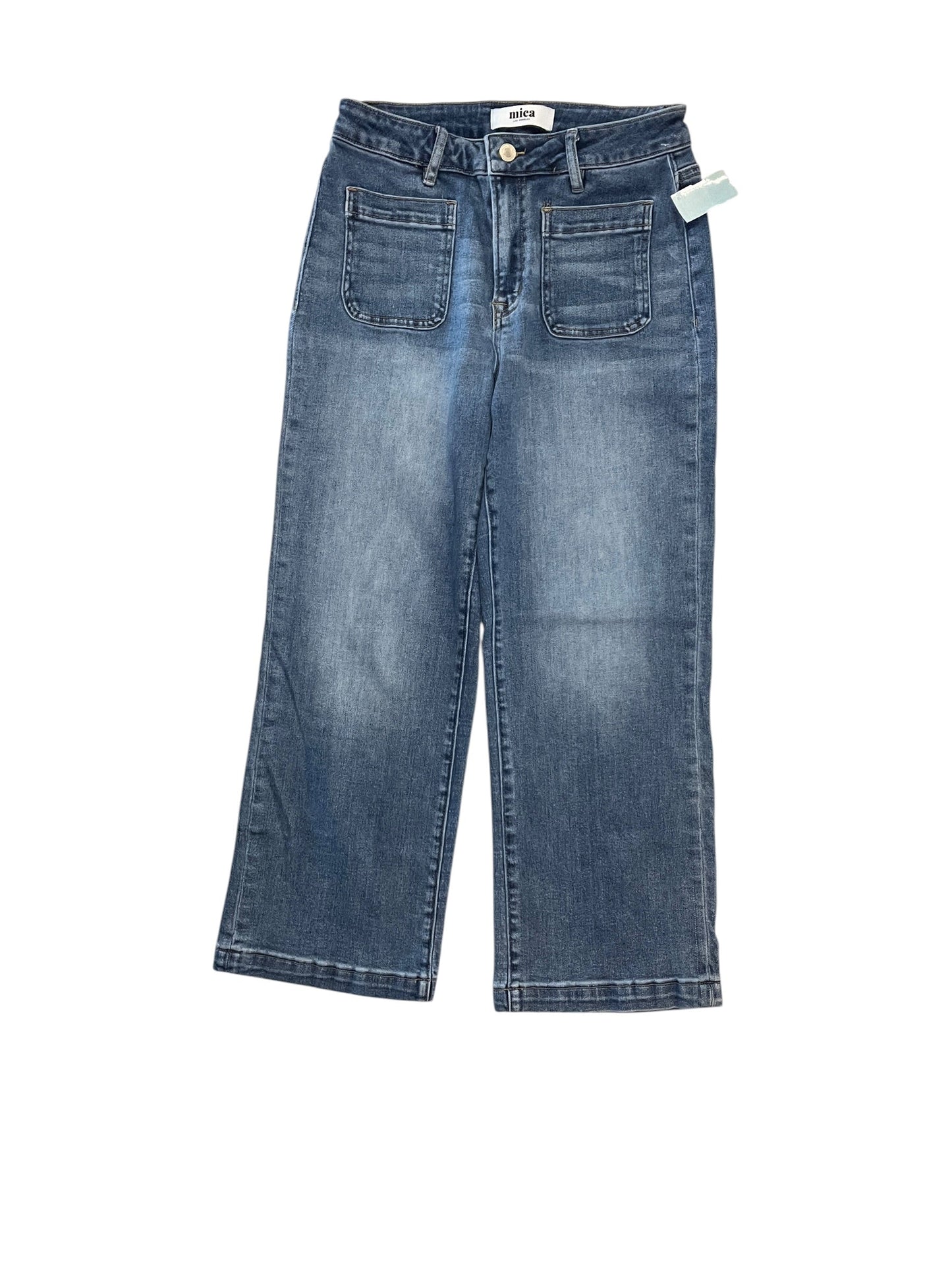 Jeans Cropped By Clothes Mentor In Blue Denim, Size:4