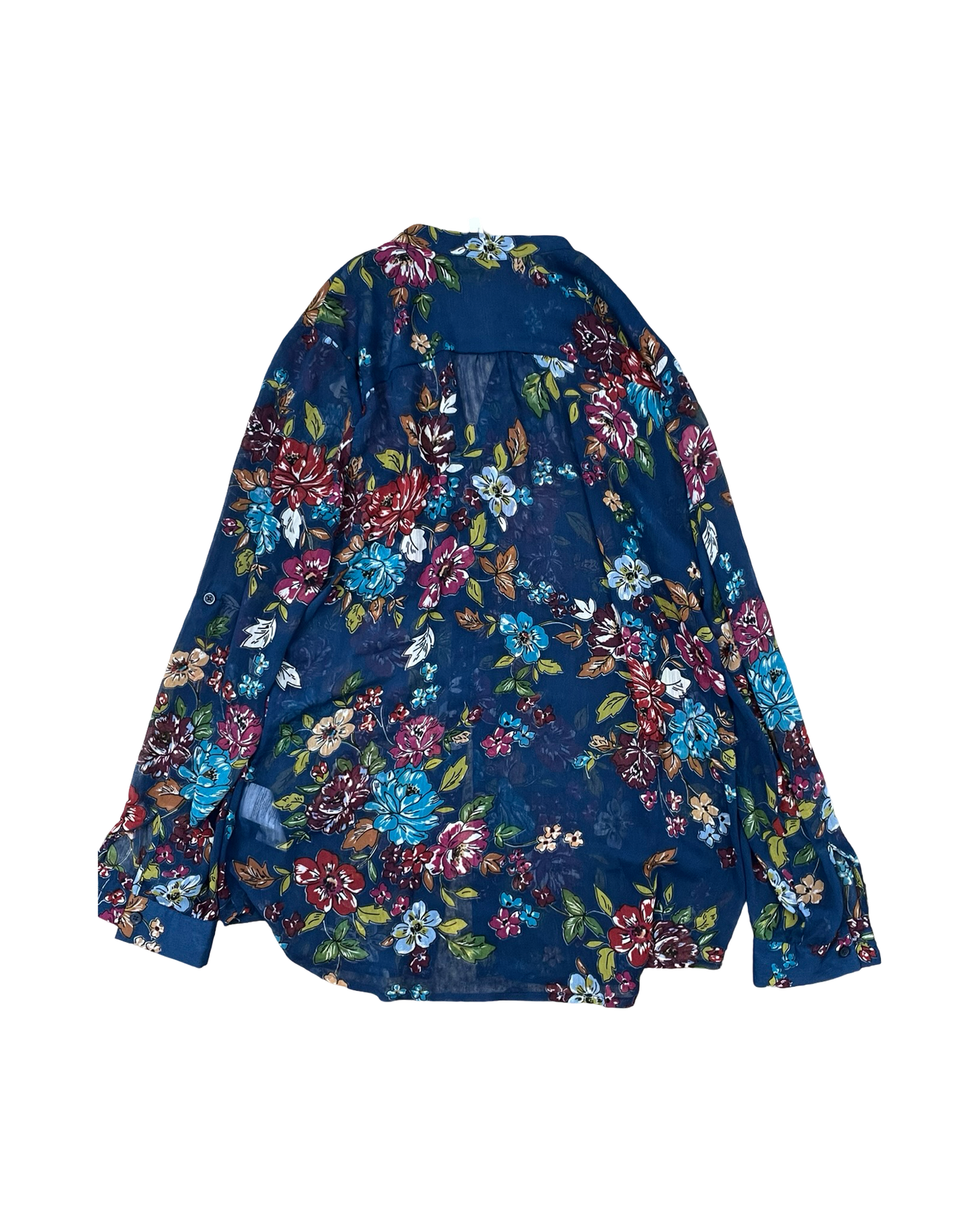 Blouse Ls By Kut In Blue, Size:M