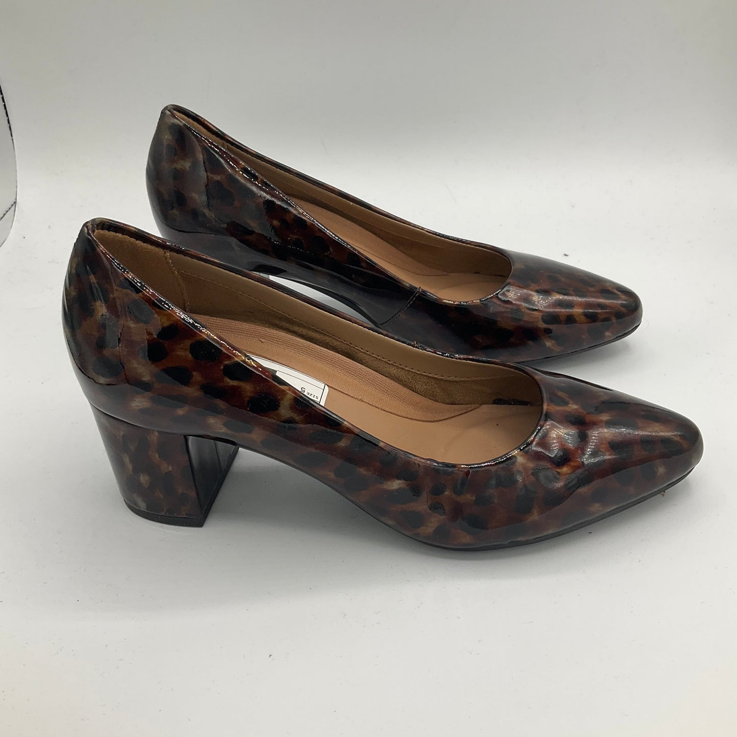 Shoes Heels Block By Aerosoles In Animal Print, Size: 5