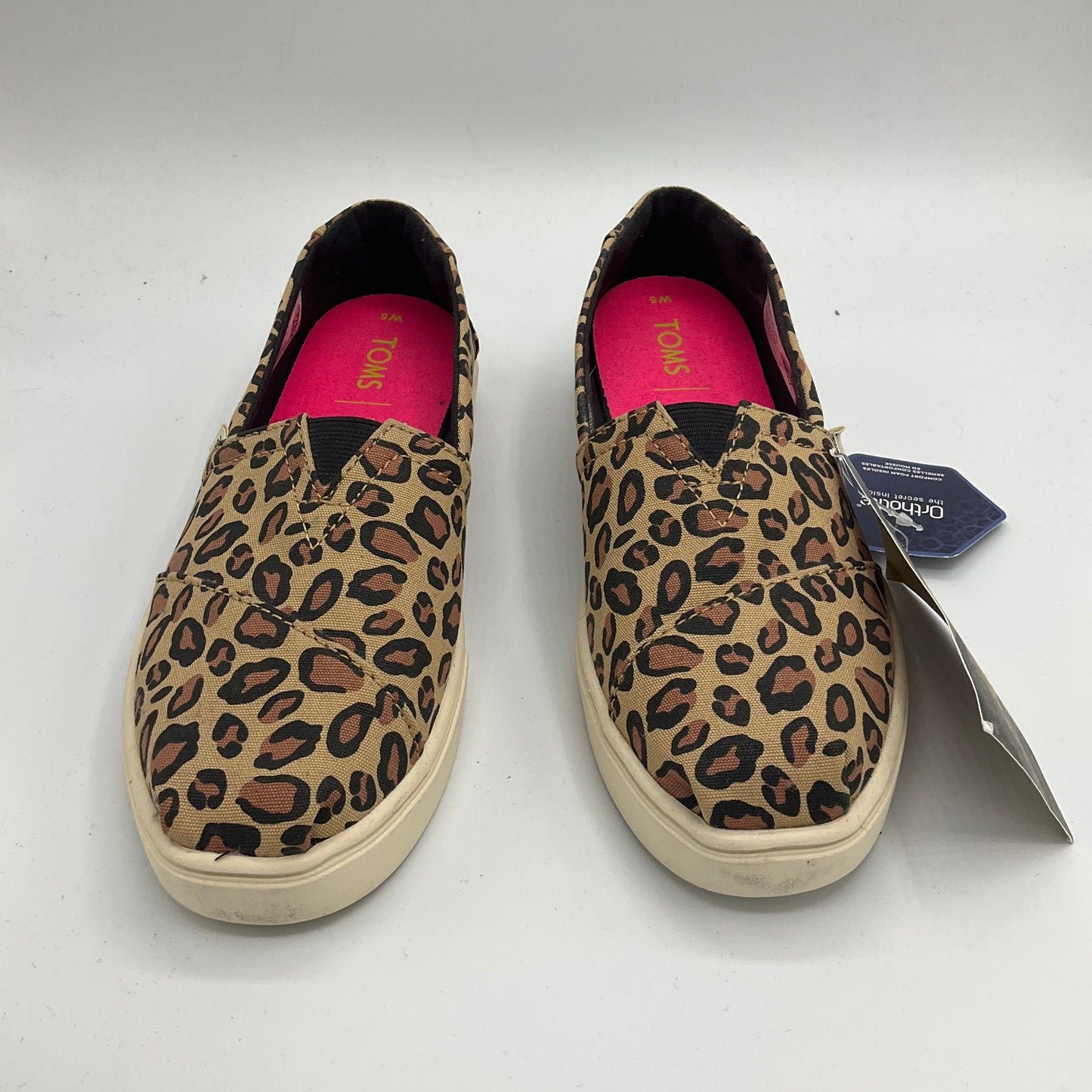 Shoes Flats Boat By Toms In Leopard Print, Size: 5