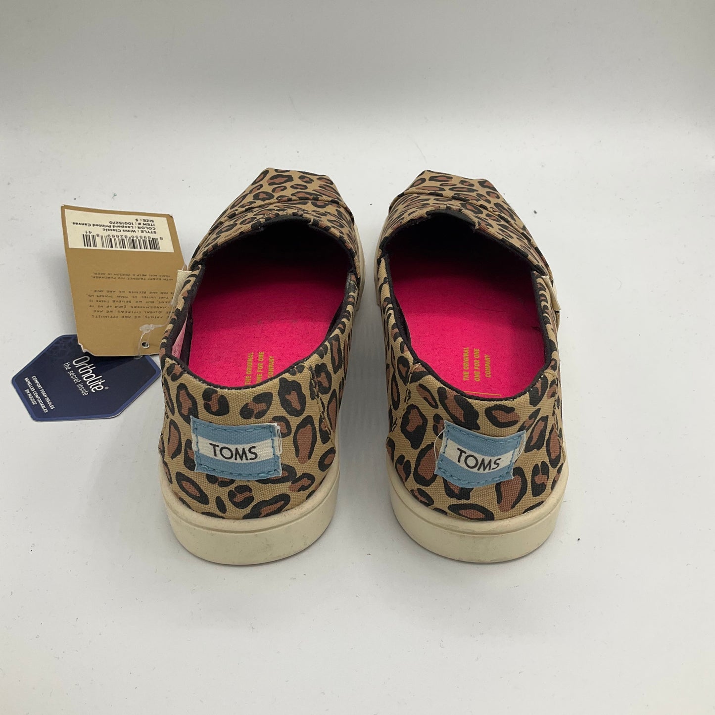 Shoes Flats Boat By Toms In Leopard Print, Size: 5