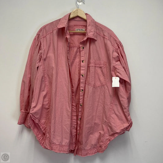 Top Long Sleeve By We The Free In Pink, Size: S