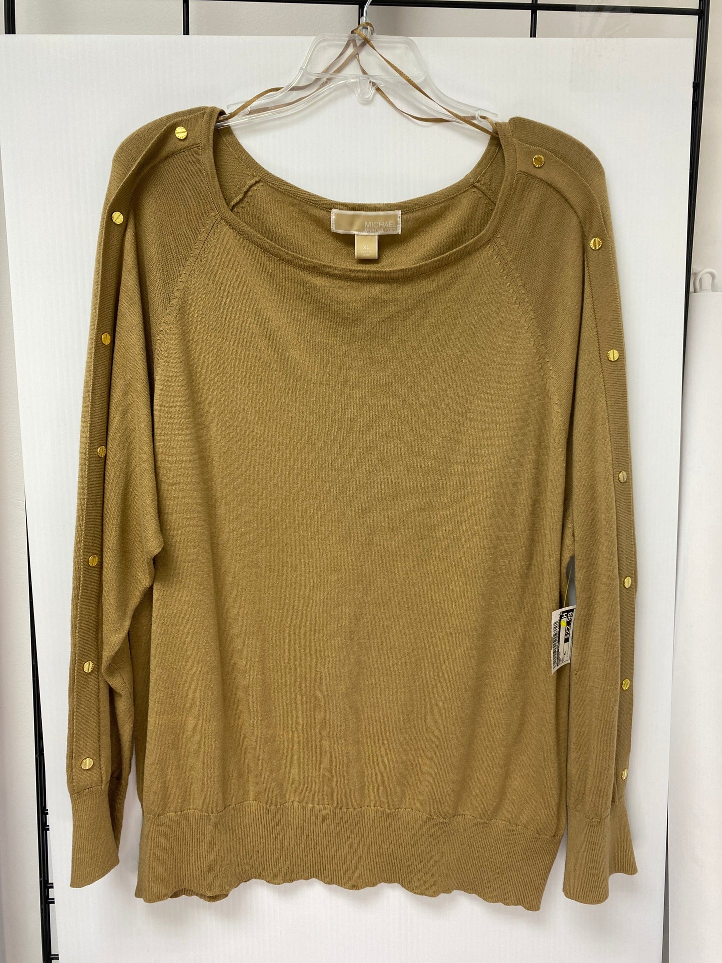 Sweater By Michael Kors In Tan, Size: Xl