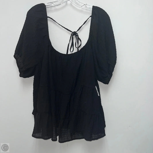 Top Short Sleeve By Altard State In Black, Size: 3x