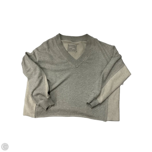 Sweatshirt Crewneck By Aerie In Grey, Size: S