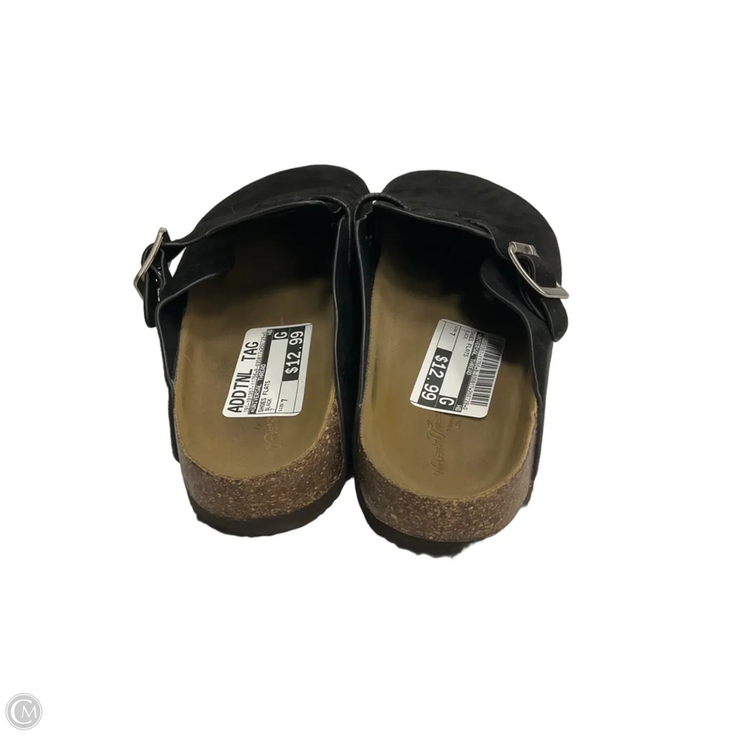 Shoes Flats By Universal Thread In Black, Size: 7