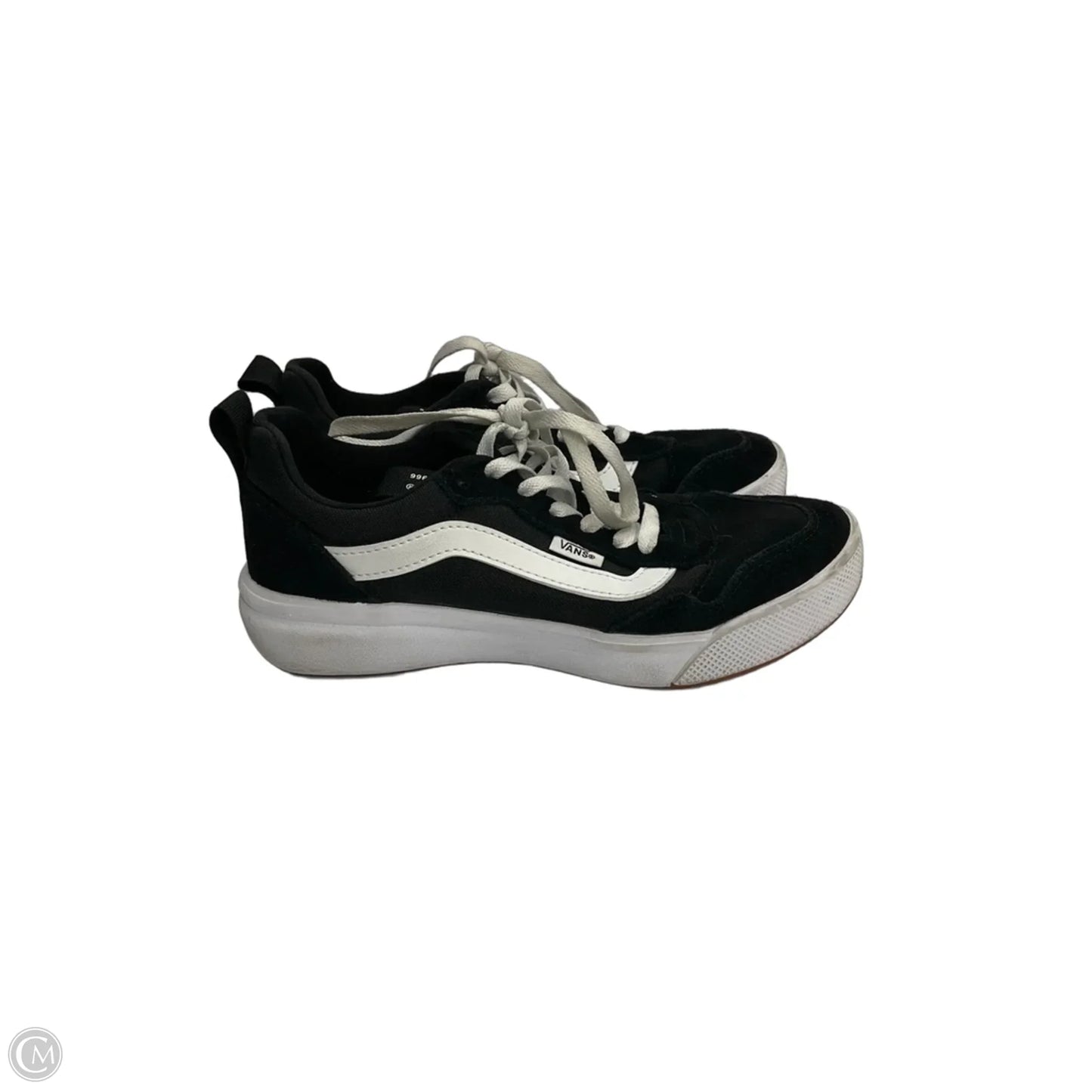 Shoes Sneakers By Vans In Black, Size: 6.5
