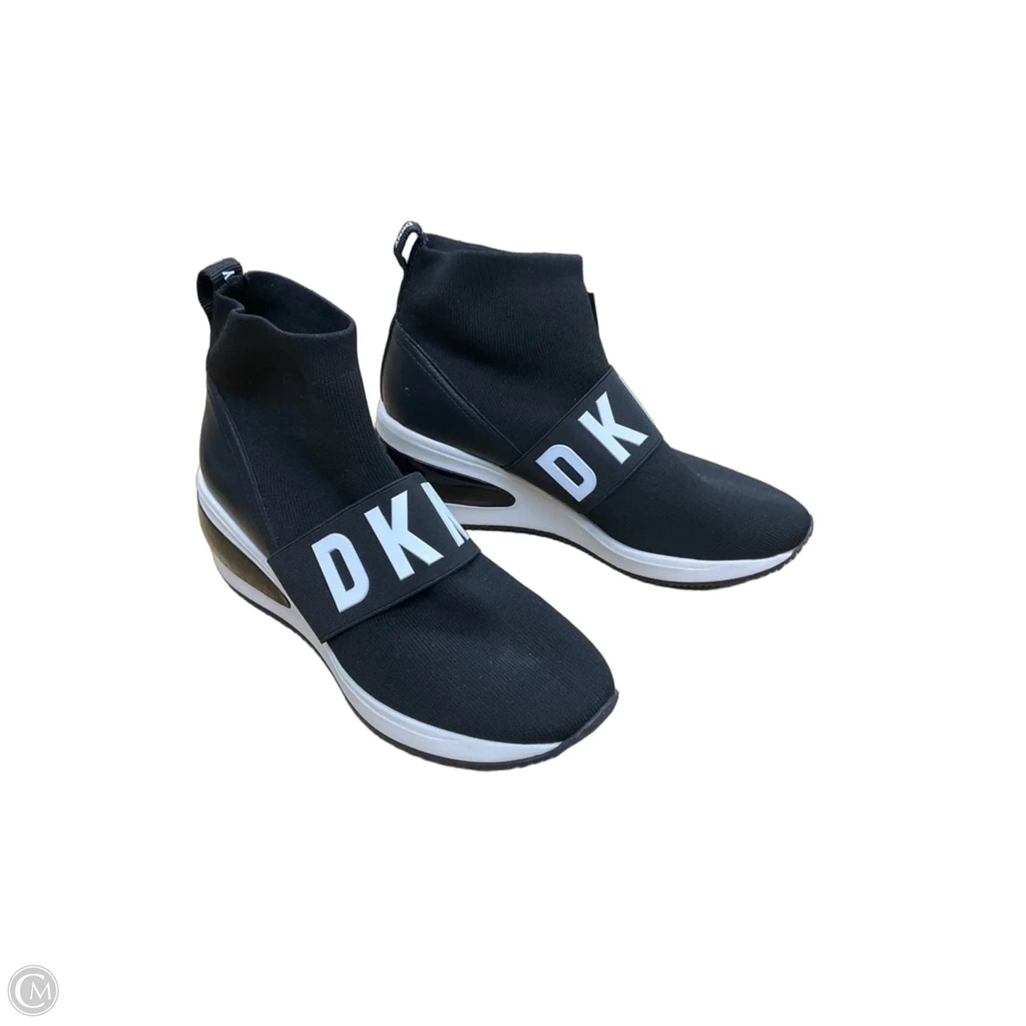 Shoes Sneakers By Dkny In Black, Size: 9