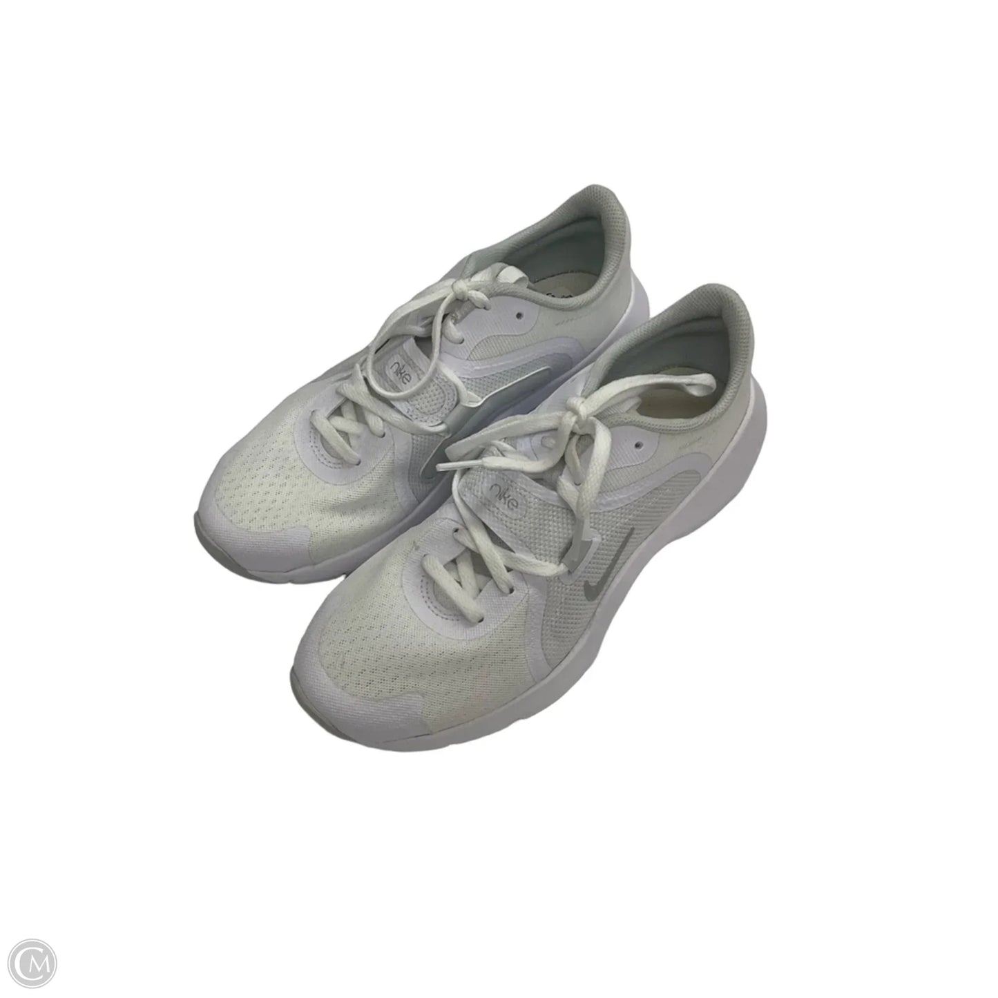 Shoes Athletic By Nike In White, Size: 9