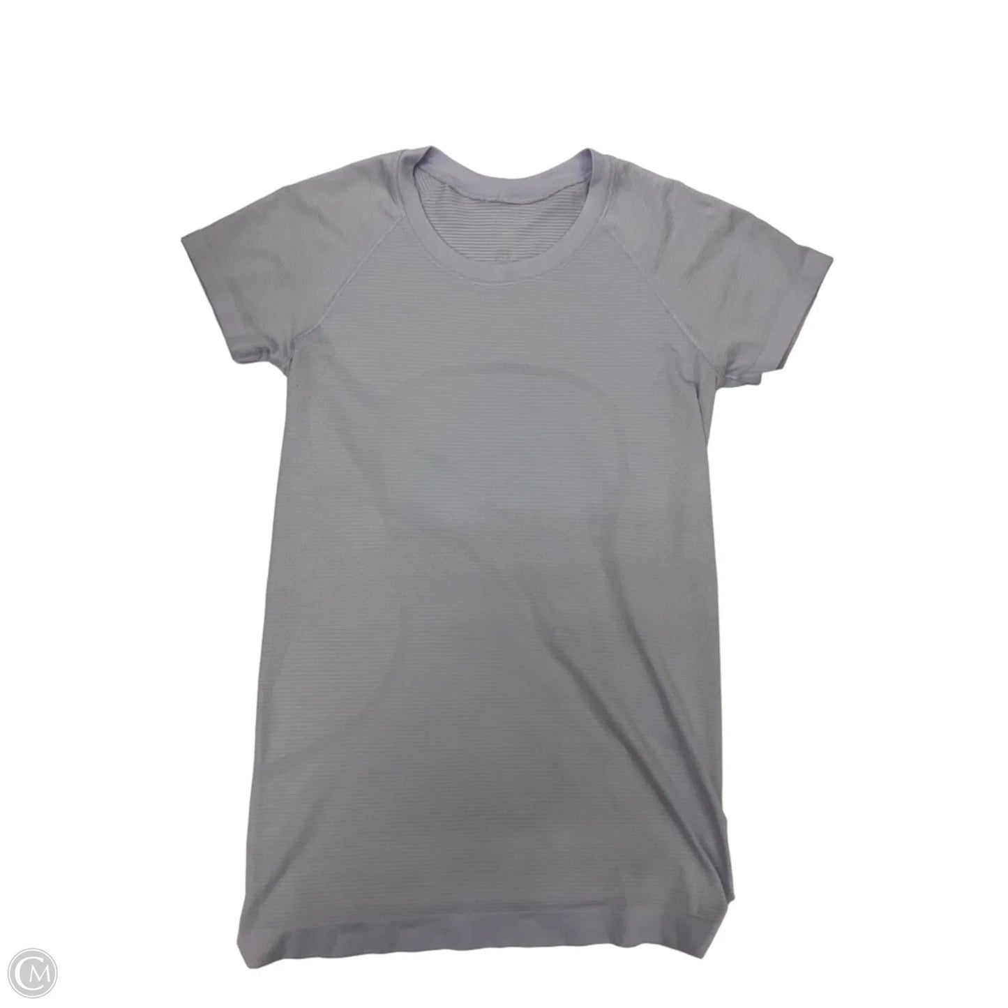 Athletic Top Short Sleeve By Lululemon In Purple, Size: M