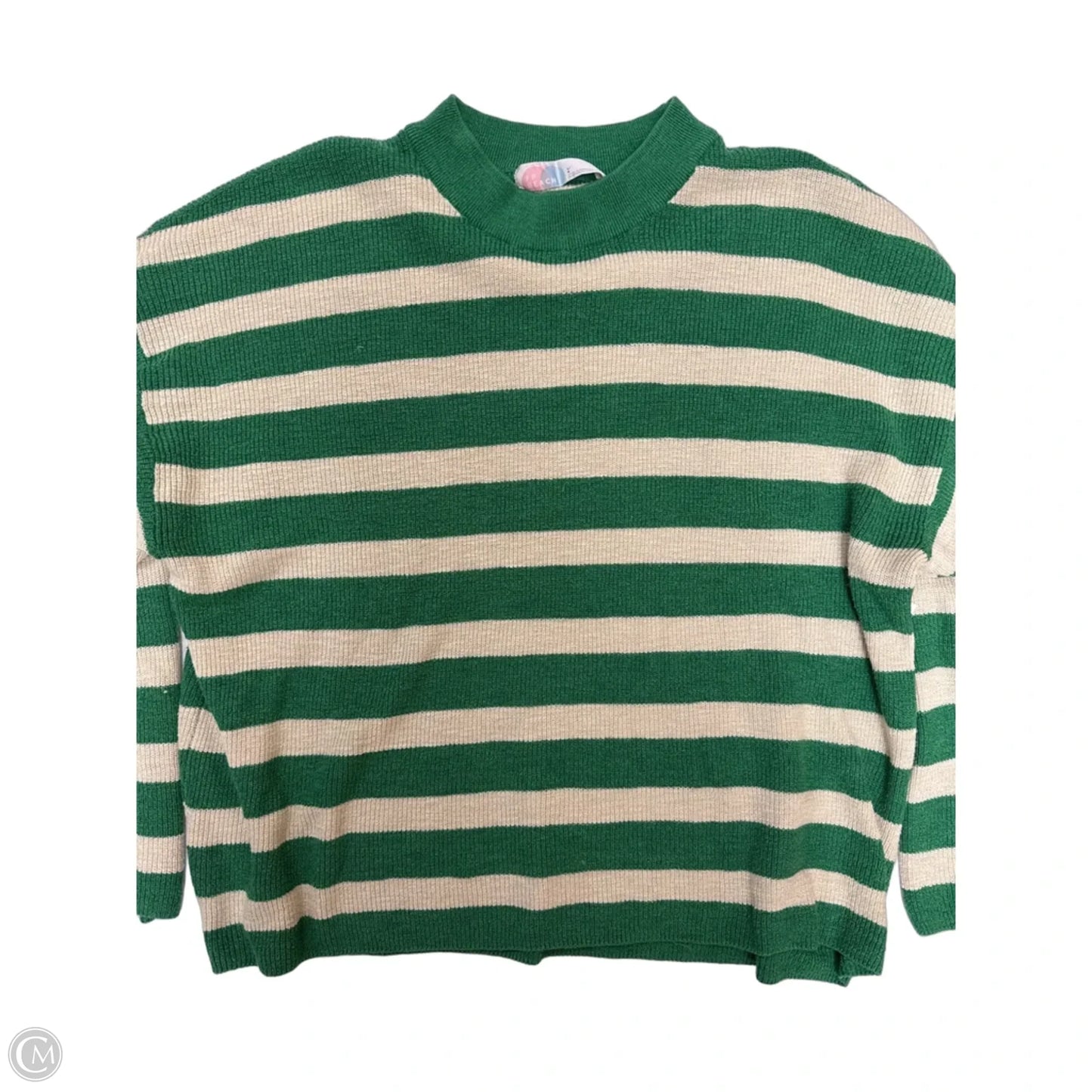 Sweater By Free People In Striped Pattern, Size: L