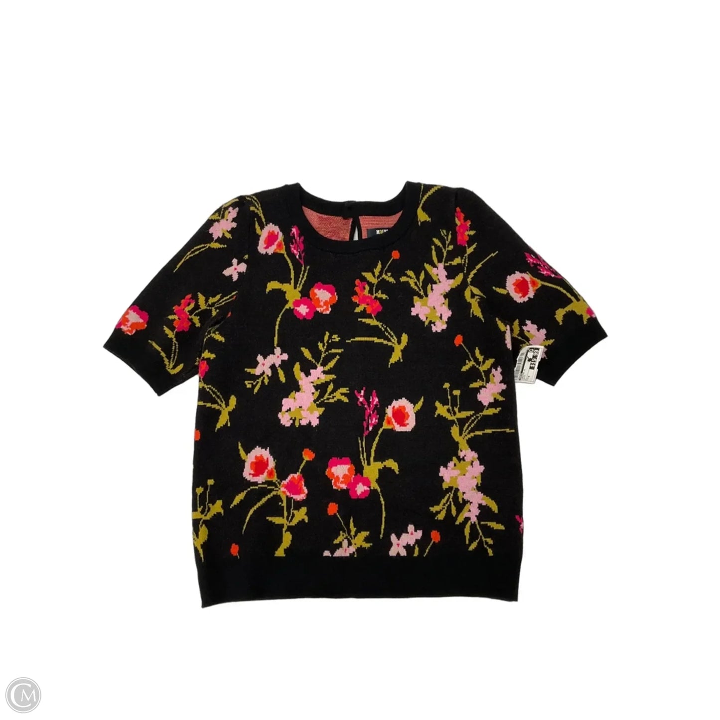 Sweater Short Sleeve By Maeve In Black, Size: M