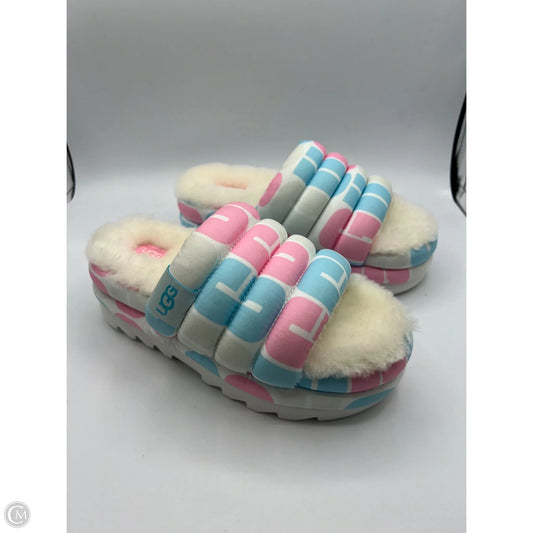 Sandals By Ugg In Blue & Pink, Size: 6