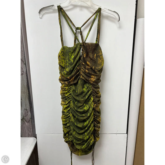 Dress Designer By All Saints In Snakeskin Print, Size: 6