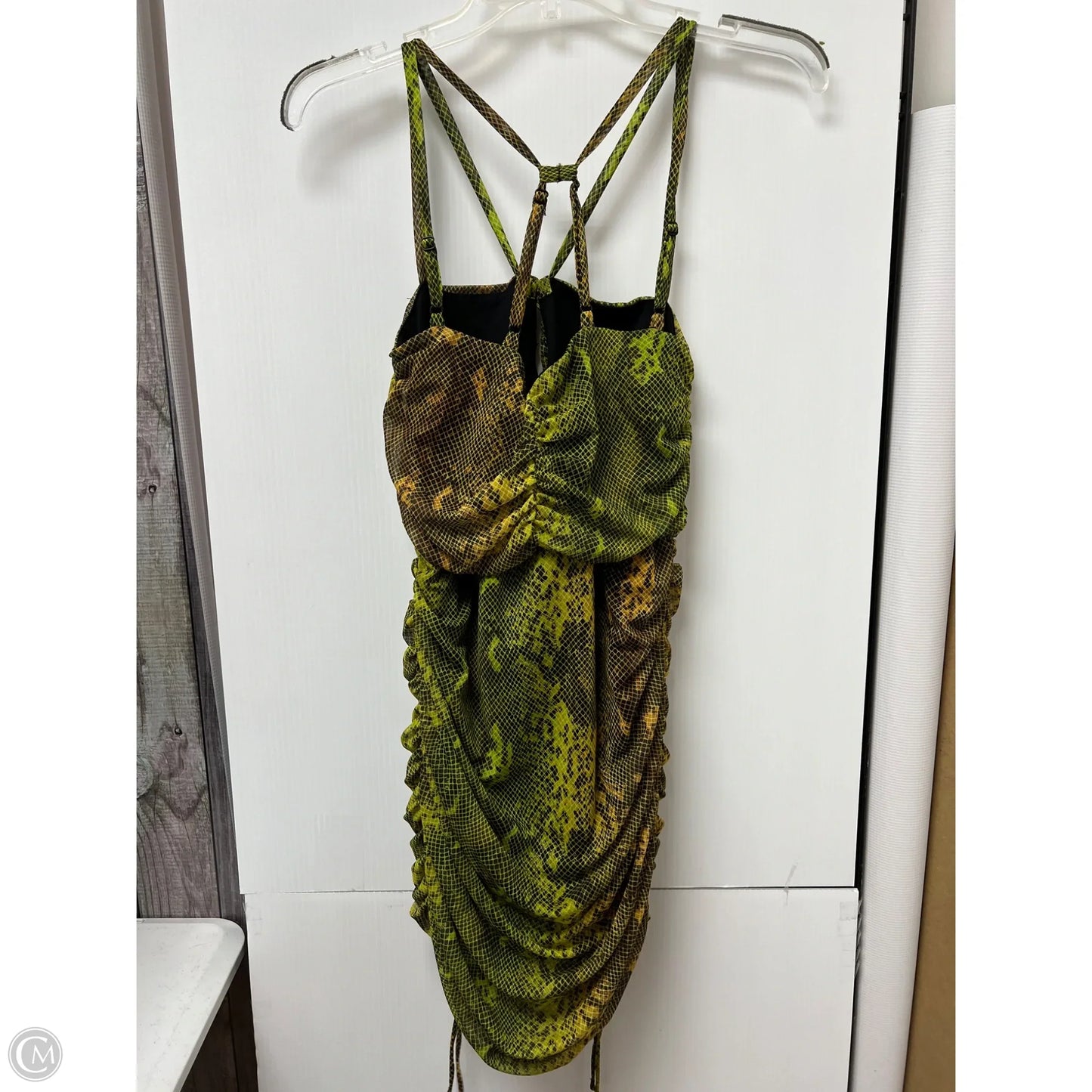 Dress Designer By All Saints In Snakeskin Print, Size: 6