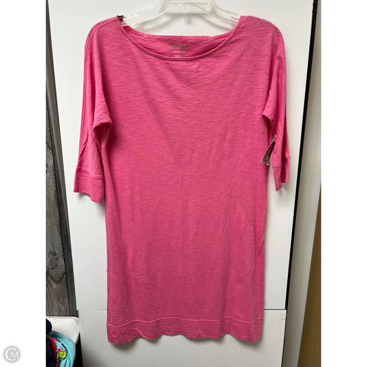 Top Long Sleeve Designer By Lilly Pulitzer In Pink, Size: S