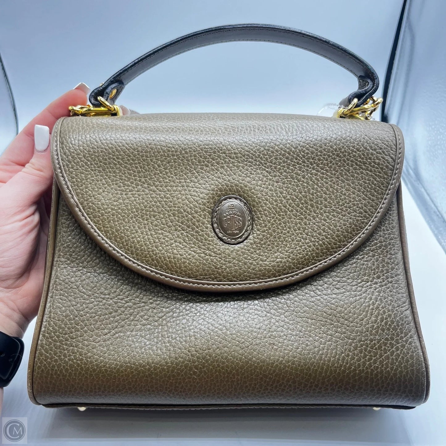 Crossbody Designer By Mark Cross, Size: Small