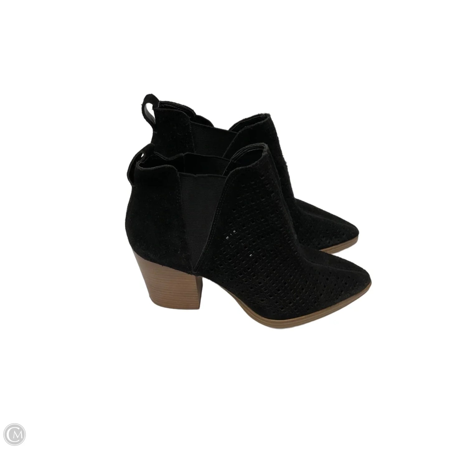 Boots Ankle Heels By Marc Fisher In Black, Size: 8