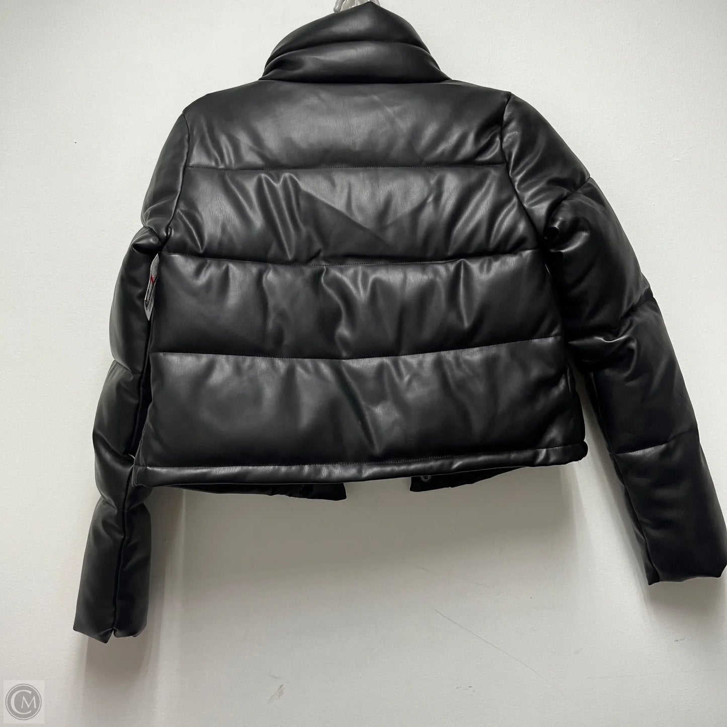 Coat Puffer & Quilted By Alya In Black, Size: S