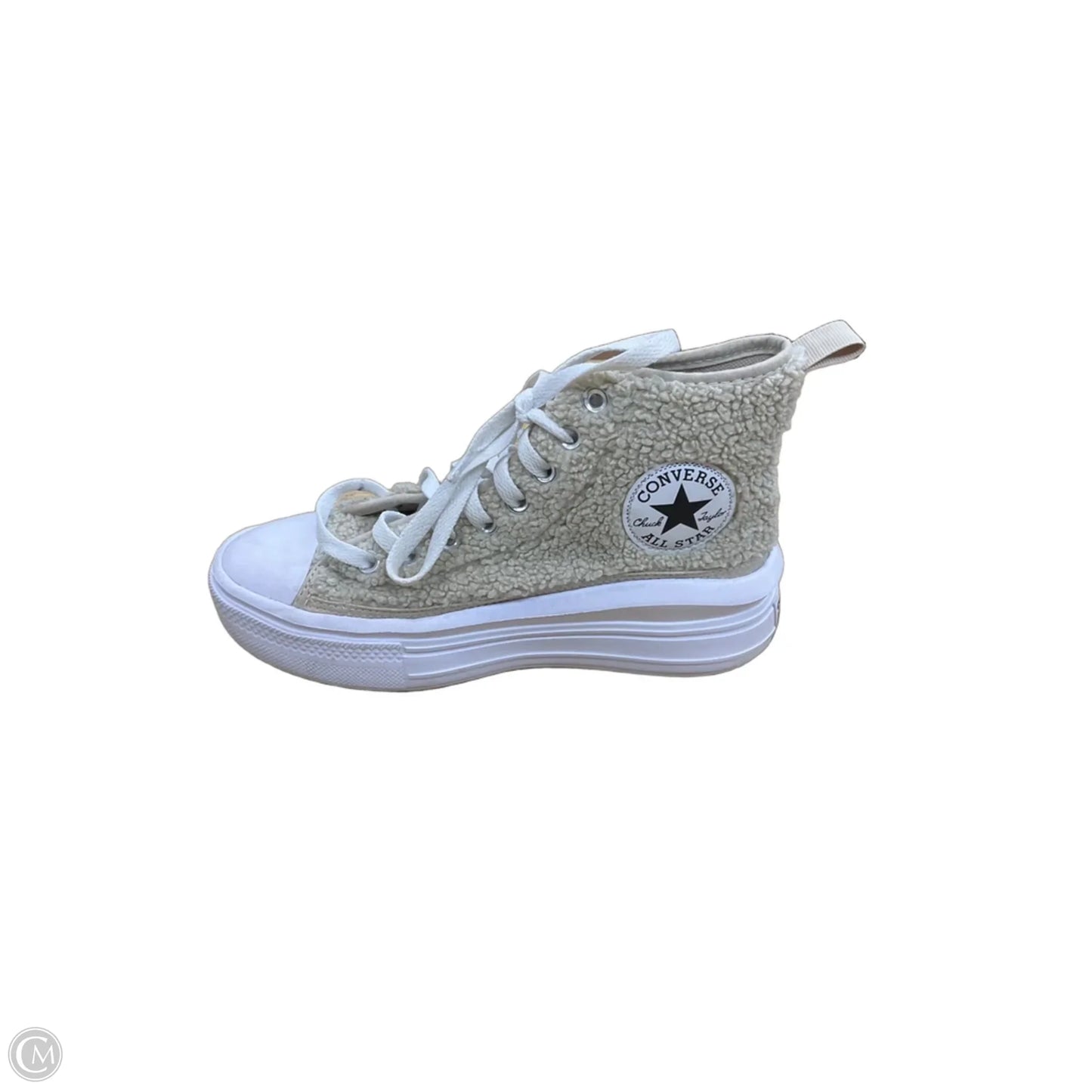 Shoes Heels Block By Converse In Cream, Size: 5