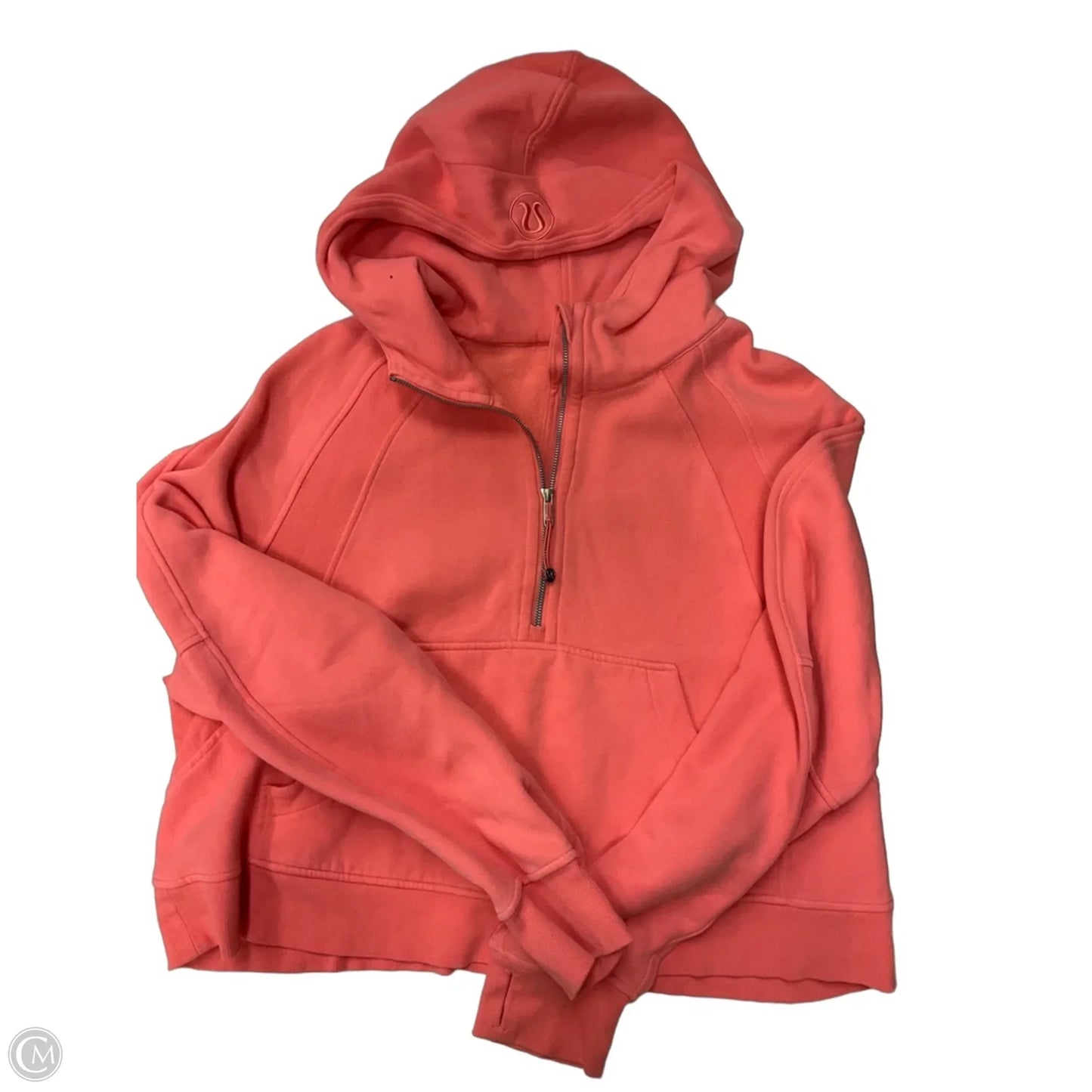 Athletic Jacket By Lululemon In Pink, Size: Xl
