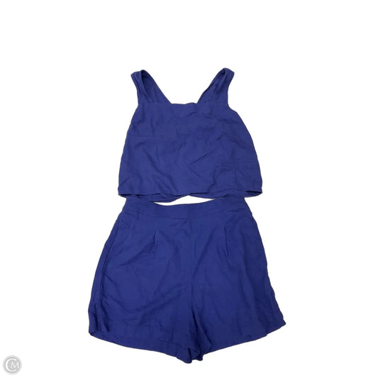 Shorts Set By Madewell In Blue, Size: M