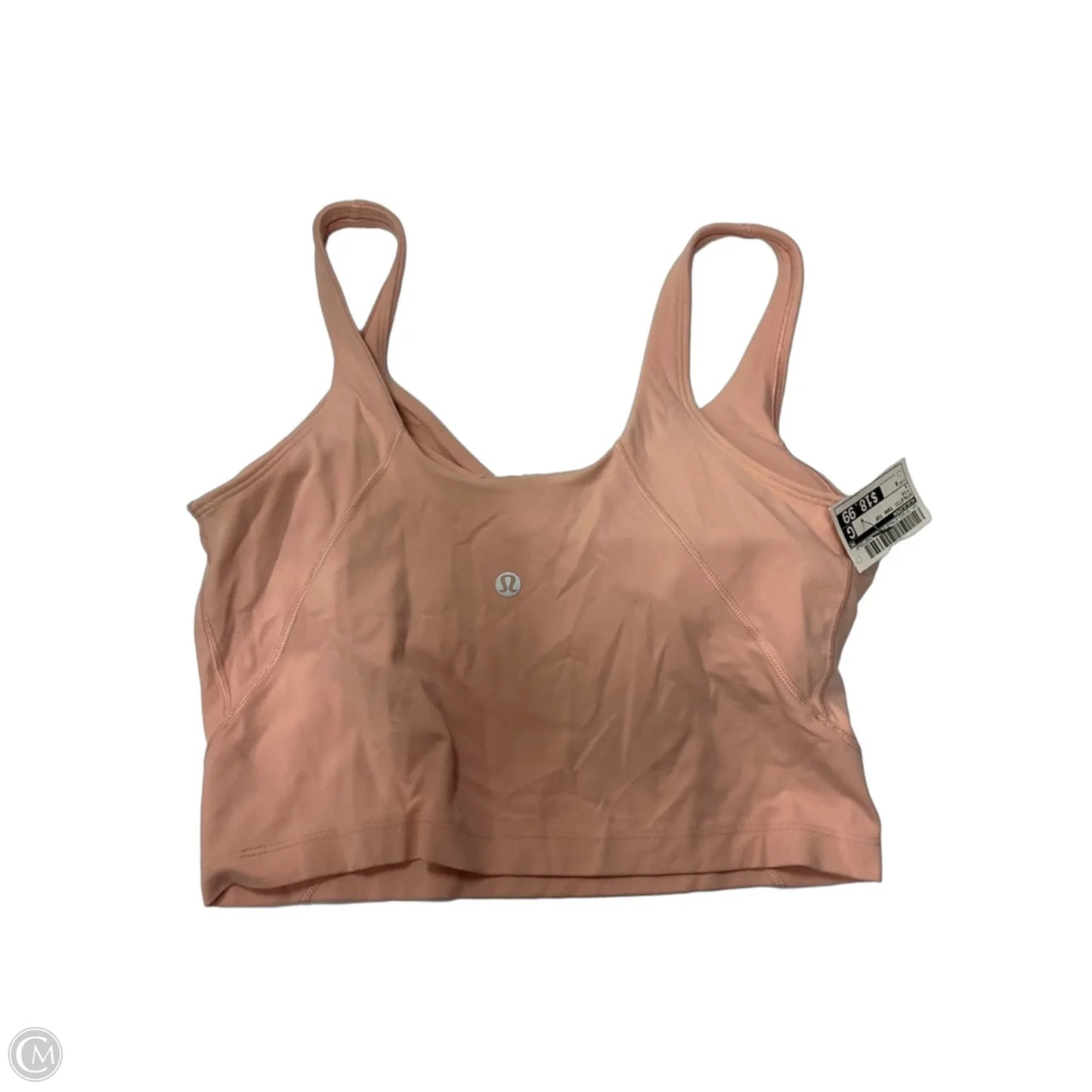 Athletic Tank Top By Lululemon In Pink, Size: 8