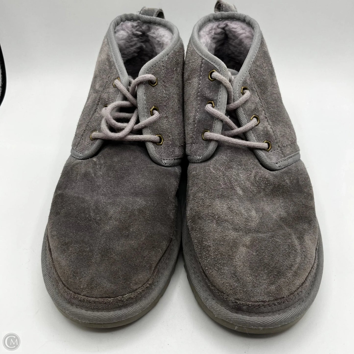 Boots Designer By Ugg In Grey, Size: 9