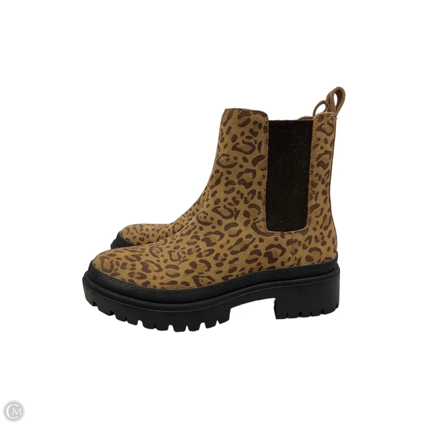 Boots Hiking By Lucky Brand In Animal Print, Size: 7