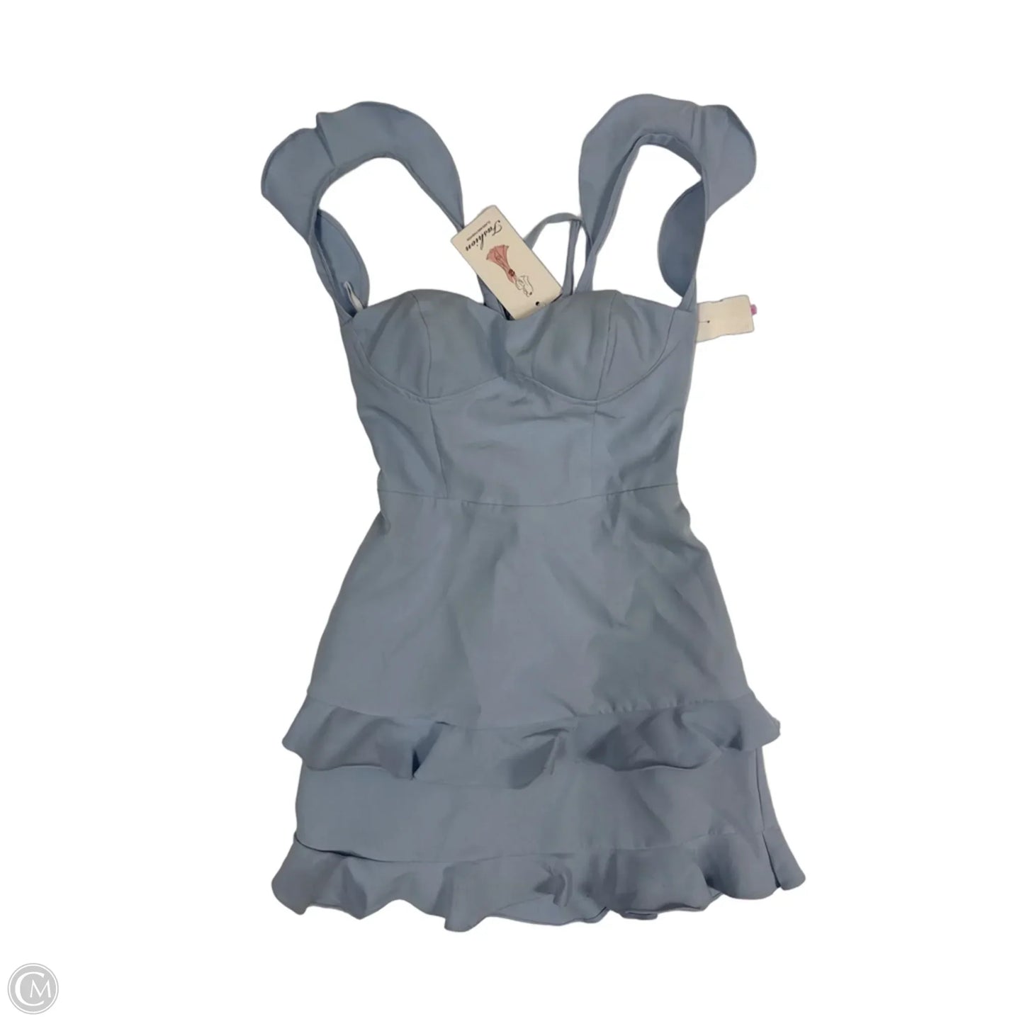 Dress Casual Short By Clothes Mentor In Blue, Size: Xl