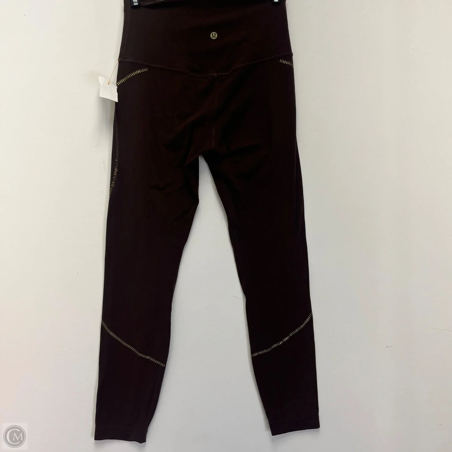 Athletic Leggings By Lululemon In Brown, Size: L