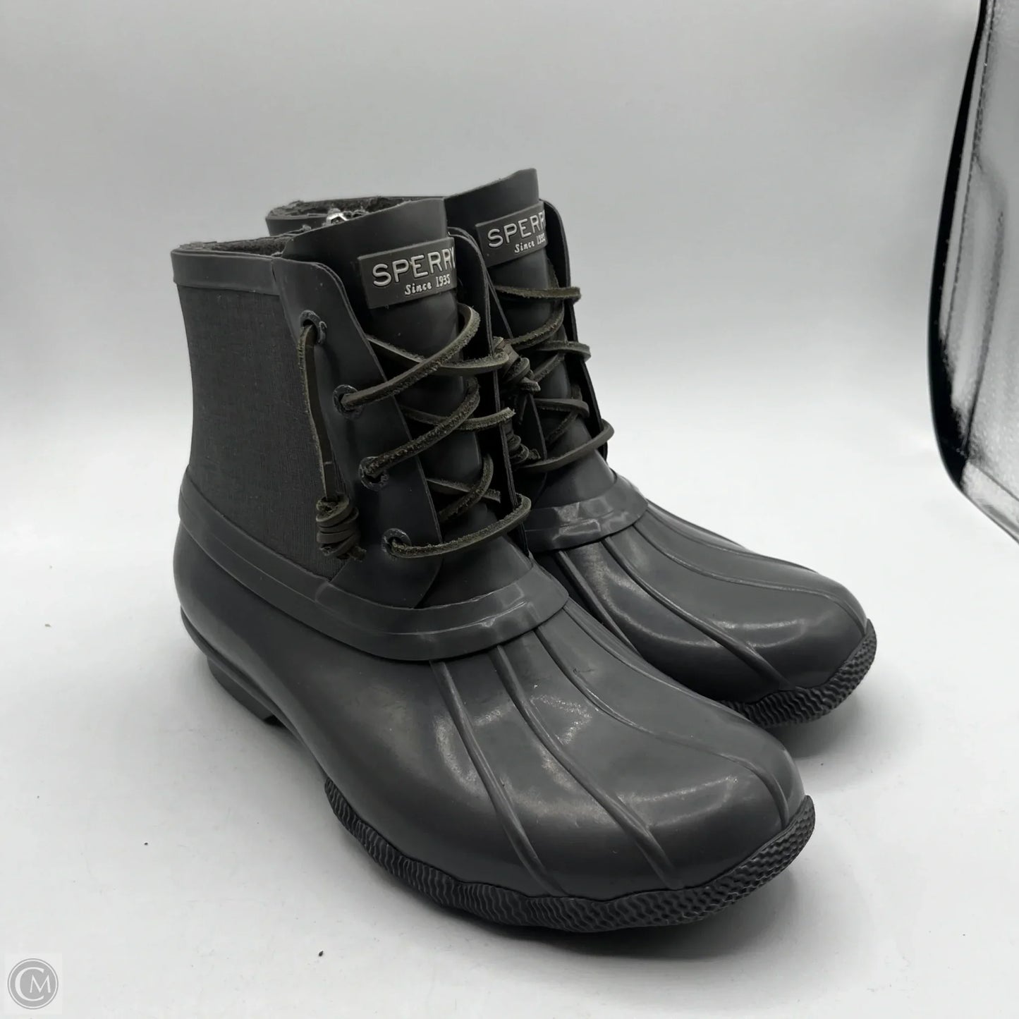 Boots Ankle Flats By Sperry In Grey, Size: 6