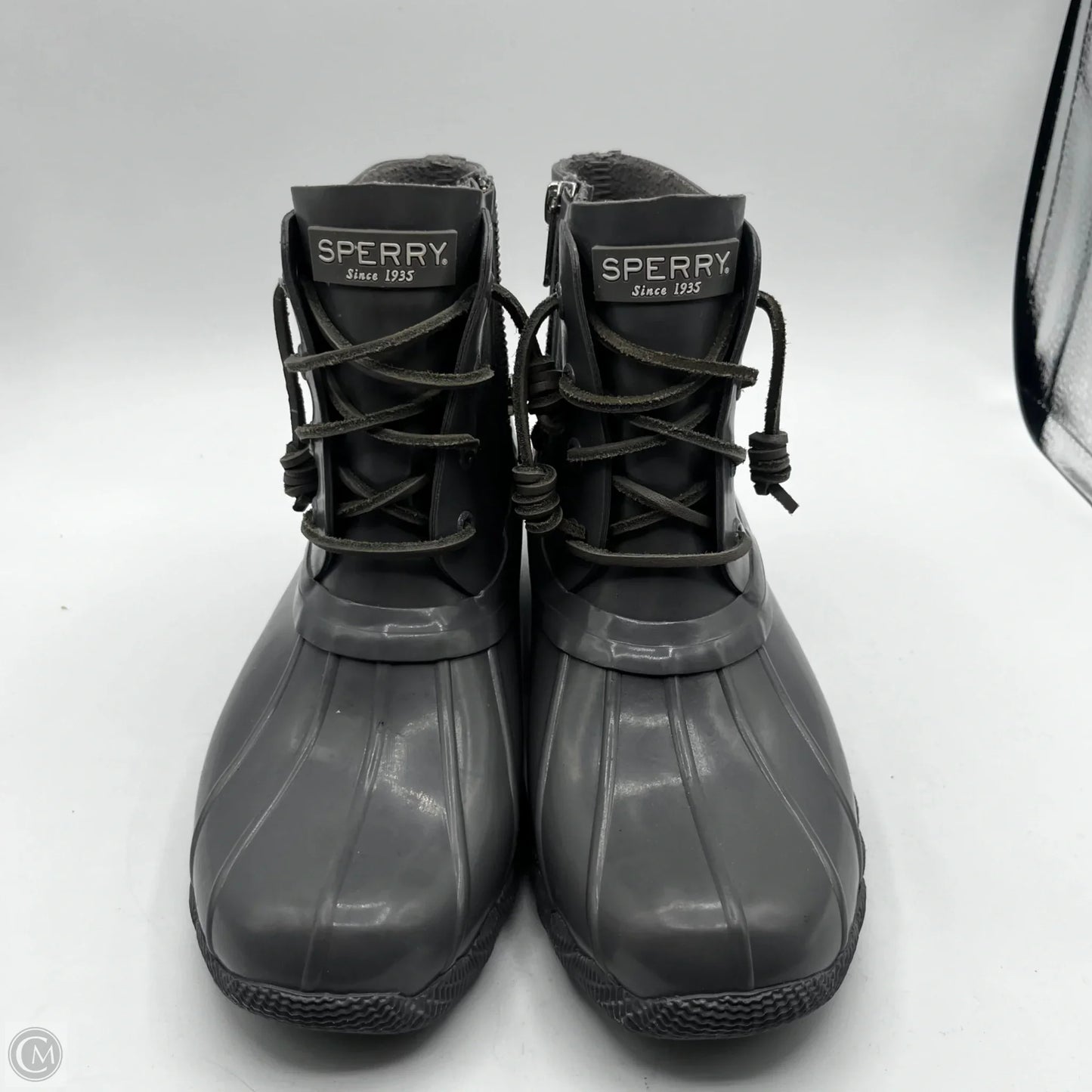 Boots Ankle Flats By Sperry In Grey, Size: 6