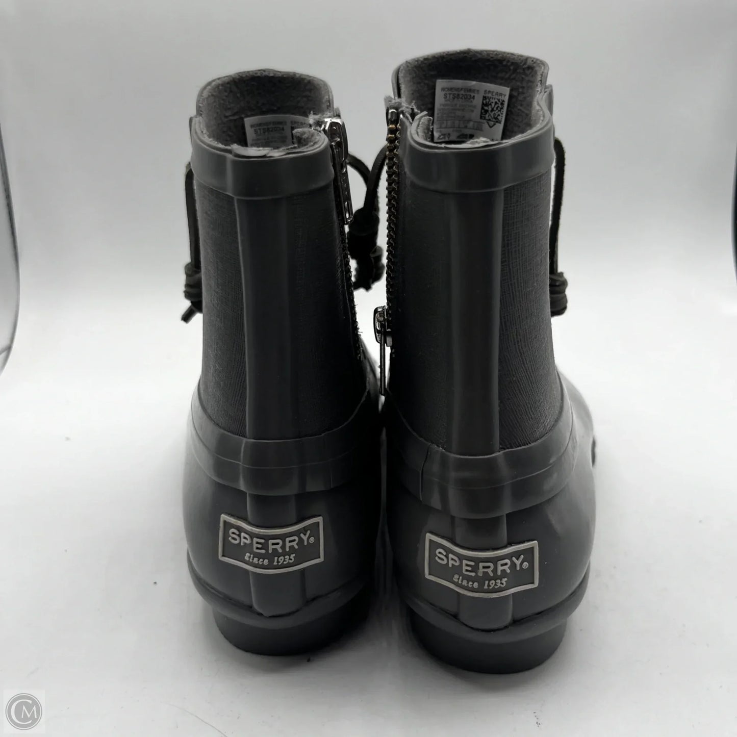 Boots Ankle Flats By Sperry In Grey, Size: 6