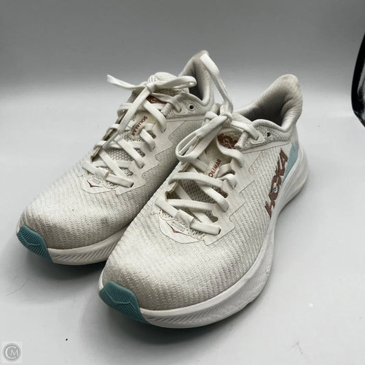 Shoes Athletic By Hoka In White, Size: 7