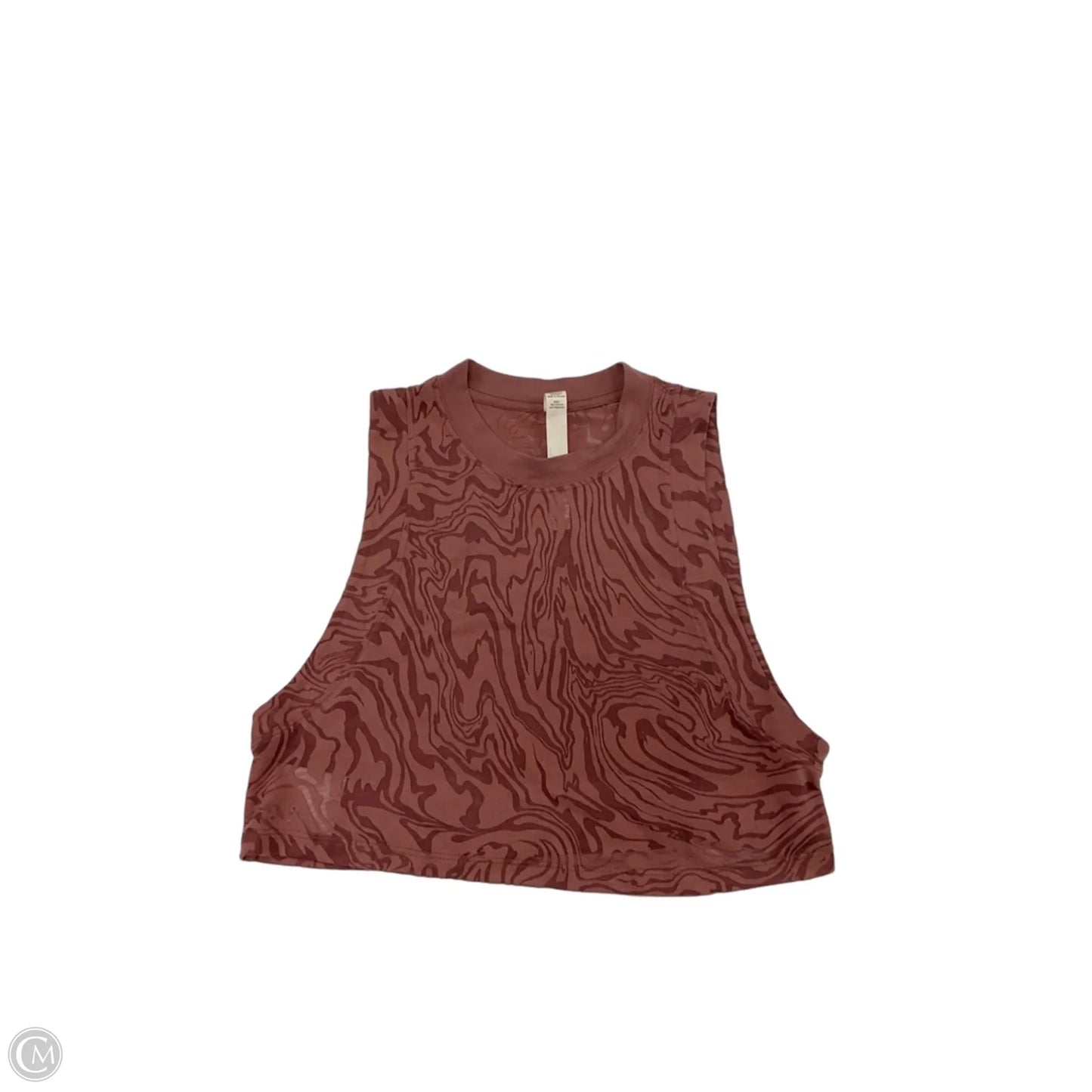 Athletic Tank Top By Lululemon In Mauve, Size: 2
