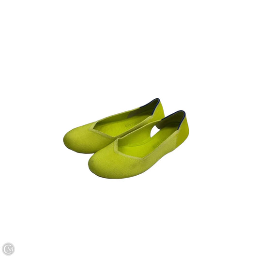 Shoes Flats By Rothys In Green, Size: 9.5