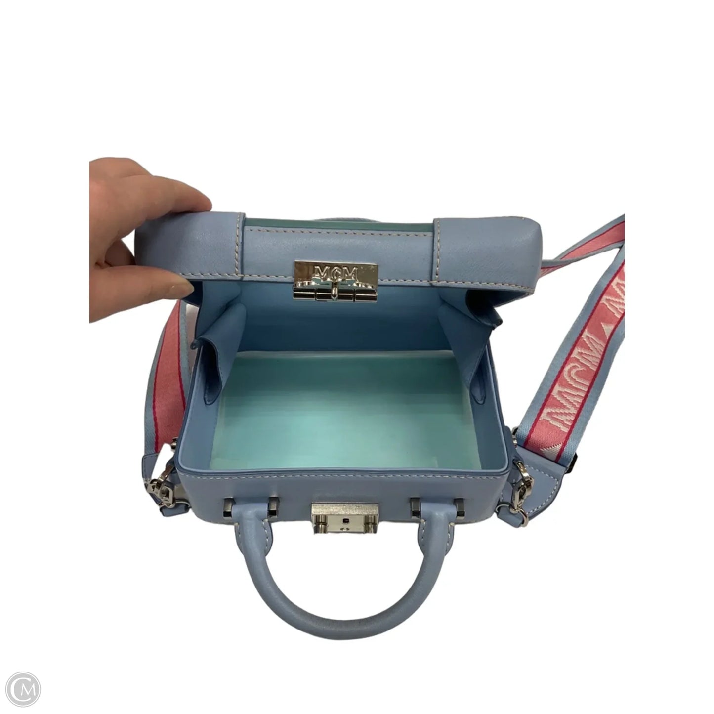 Crossbody Luxury Designer By Mcm, Size: Small