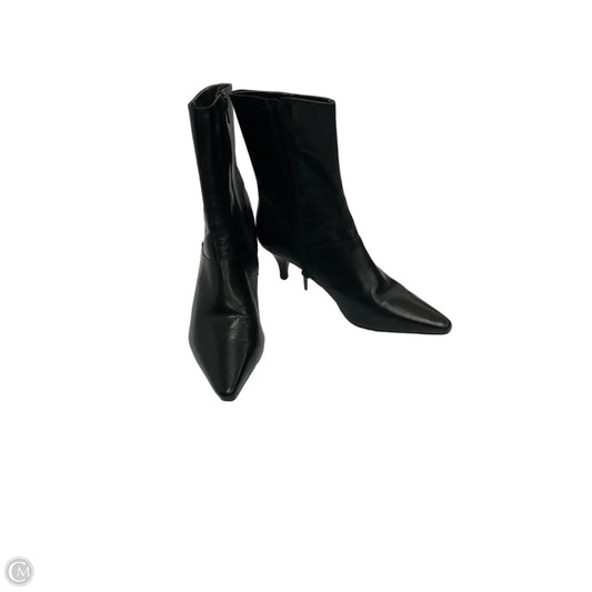 Boots Mid-calf Heels By Antonio Melani In Black, Size: 9.5
