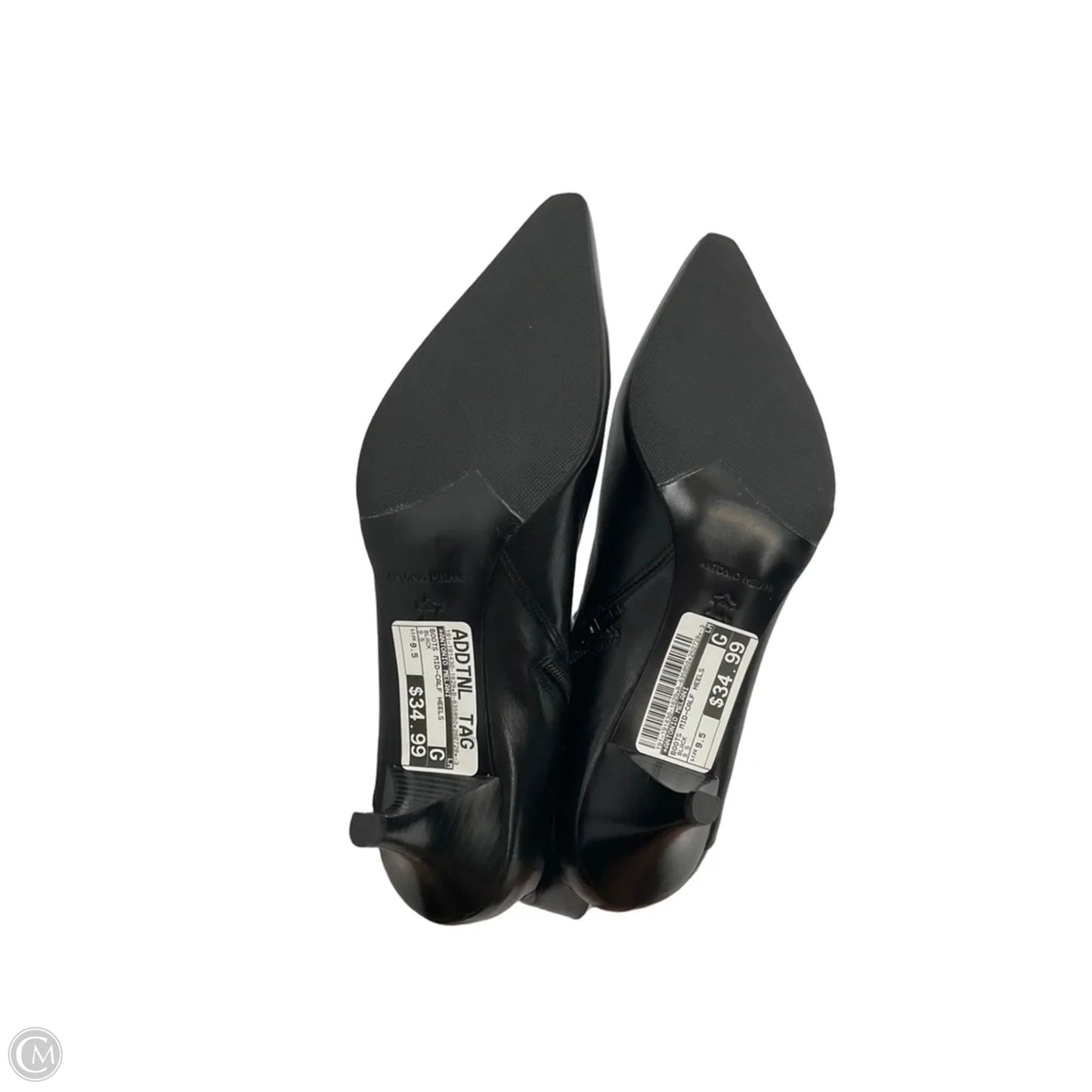 Boots Mid-calf Heels By Antonio Melani In Black, Size: 9.5