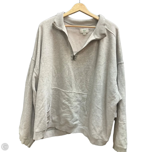 Sweatshirt Collar By Aerie In Grey, Size: Xxl