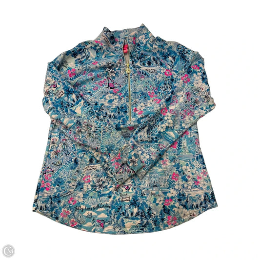Sweatshirt Designer By Lilly Pulitzer In Blue, Size: L