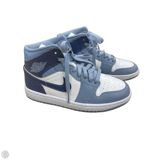 Shoes Luxury Designer By Jordan In Blue, Size: 7