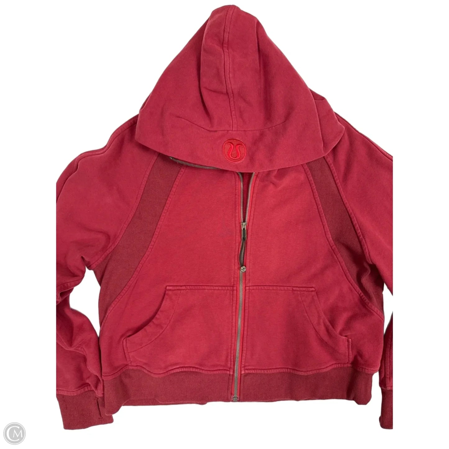 Sweatshirt Hoodie By Lululemon In Red, Size: M