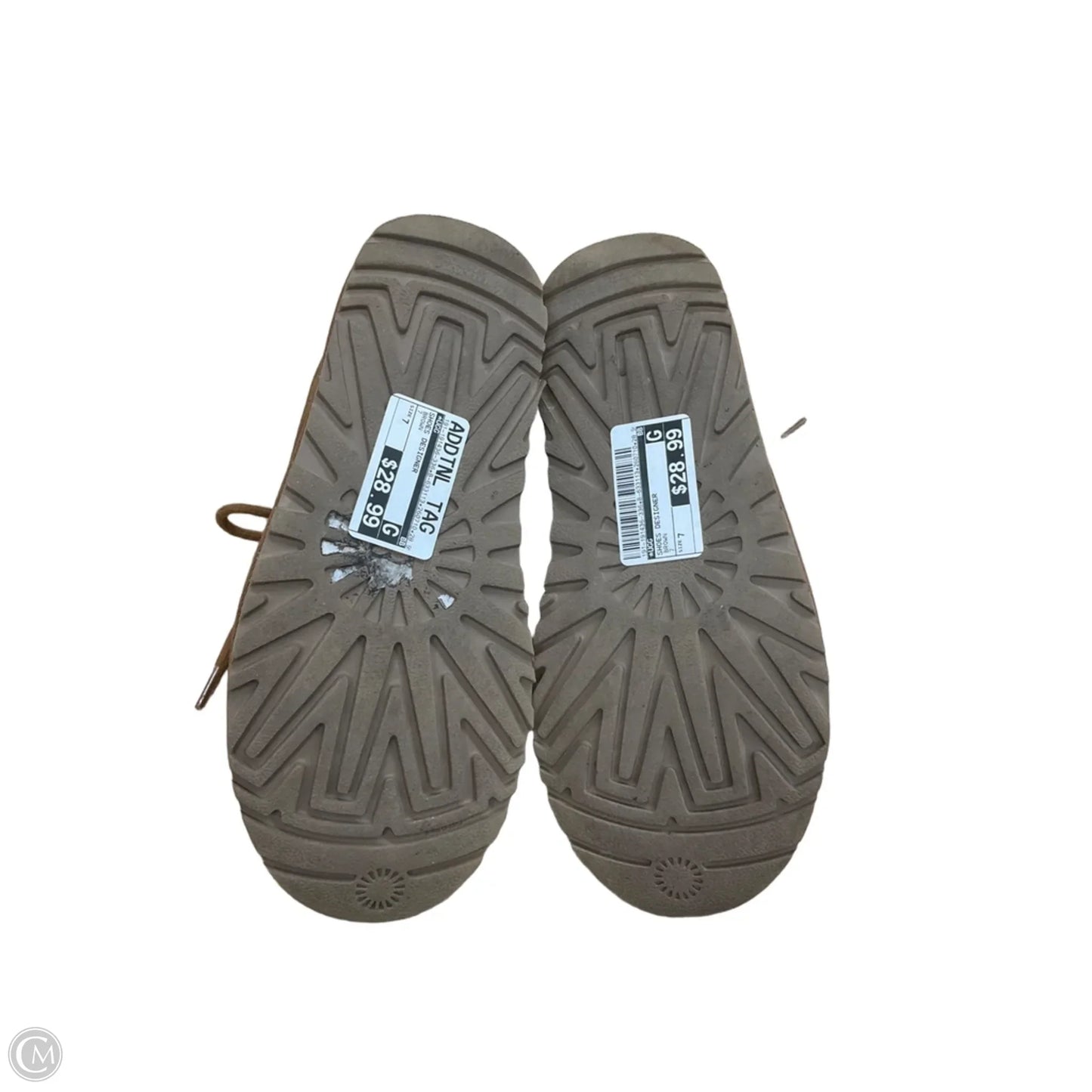Shoes Designer By Ugg In Brown, Size: 7