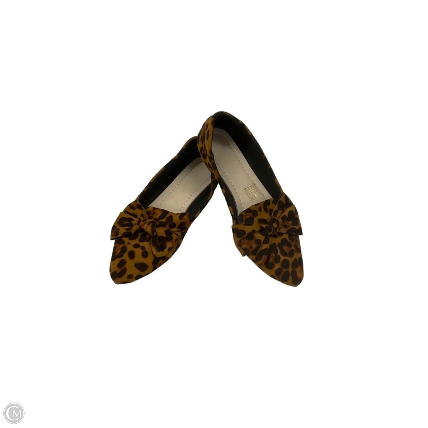 Shoes Flats By Clothes Mentor In Animal Print, Size: 8