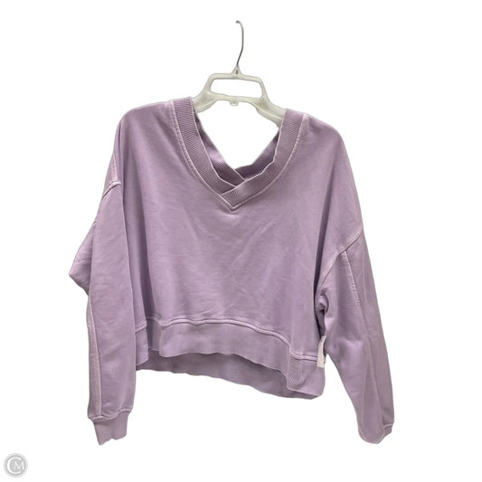 Sweater By Aerie In Purple, Size: Xxs