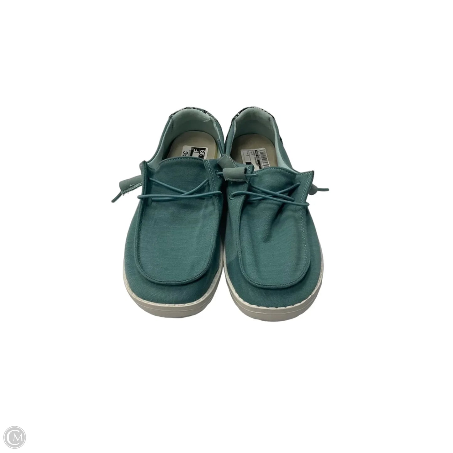 Shoes Sneakers By Hey Dude In Blue, Size: 7