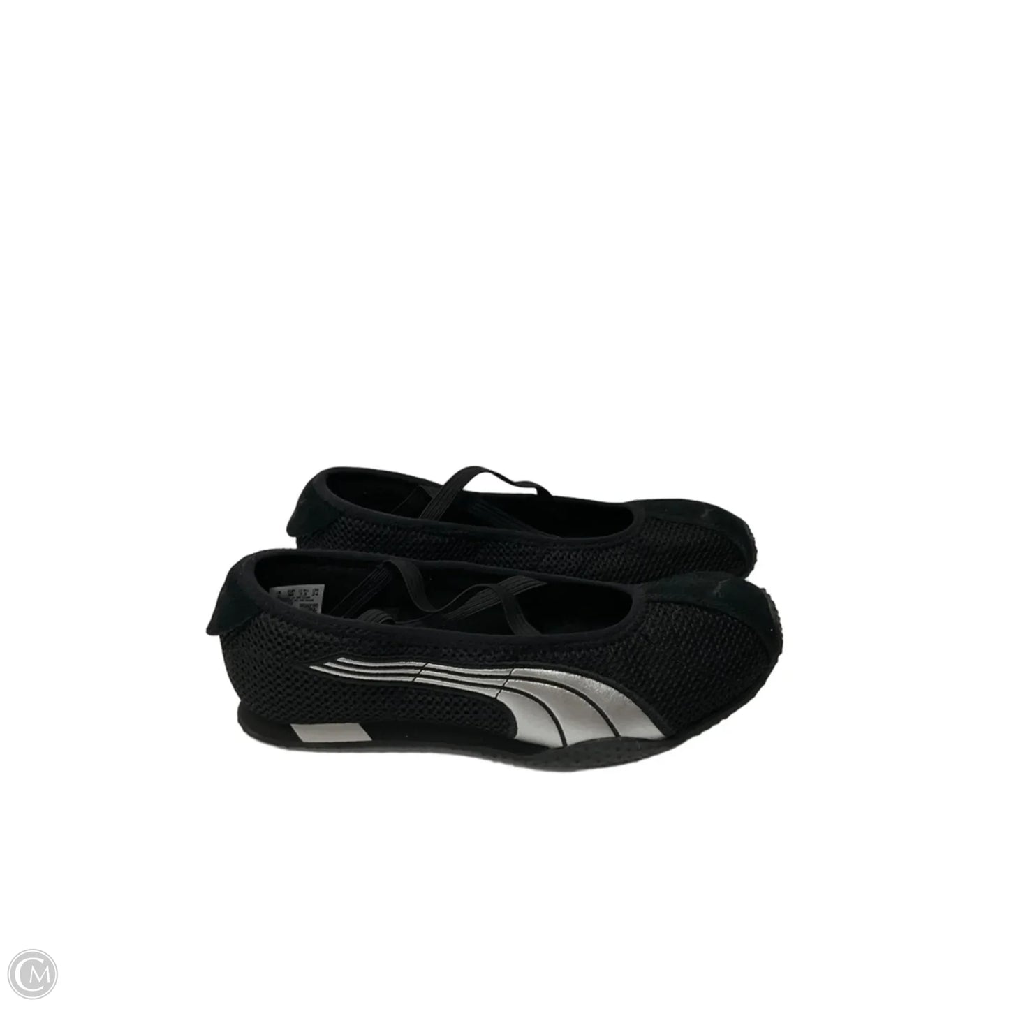 Shoes Flats By Puma In Black, Size: 7.5